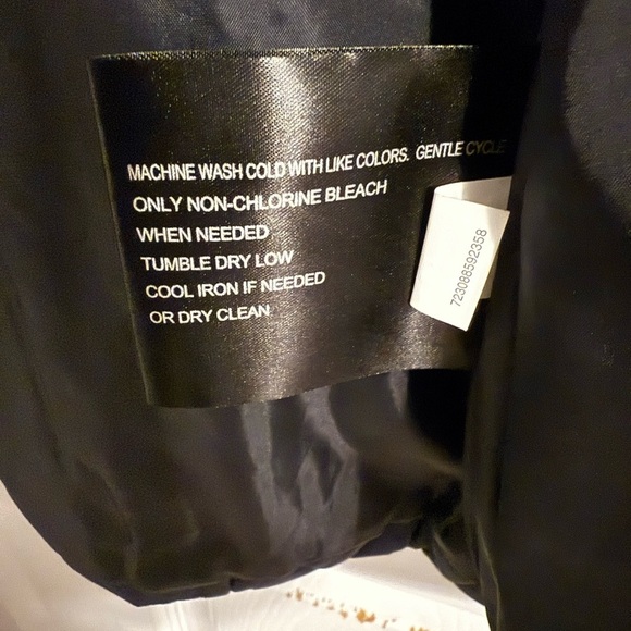 London Fog Navy Quilted Barn Jacket - Picture 5 of 5